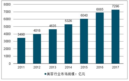 美容行业分布情况