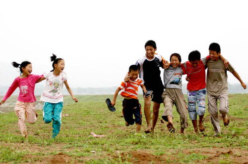 童年的友谊，与朋友玩耍的美妙时光