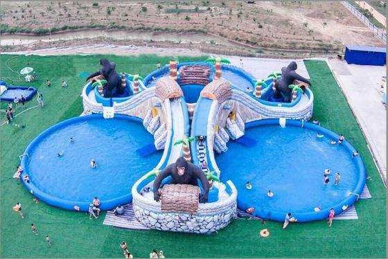 水上乐园，孩子们与水共舞的游戏世界